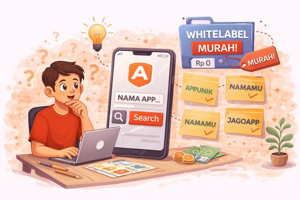 Cara Menentukan Nama Aplikasi yang Cocok untuk Whitelabel Murah