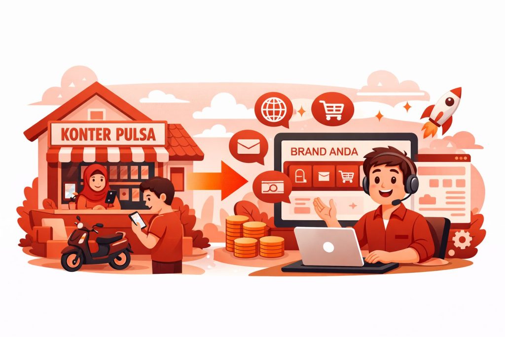 Dari Konter Rumahan ke Bisnis Digital dengan Whitelabel Gratis
