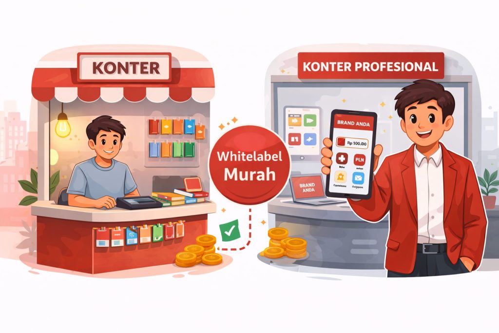 Whitelabel Murah untuk Konter Kecil yang Ingin Tampil Lebih Profesional