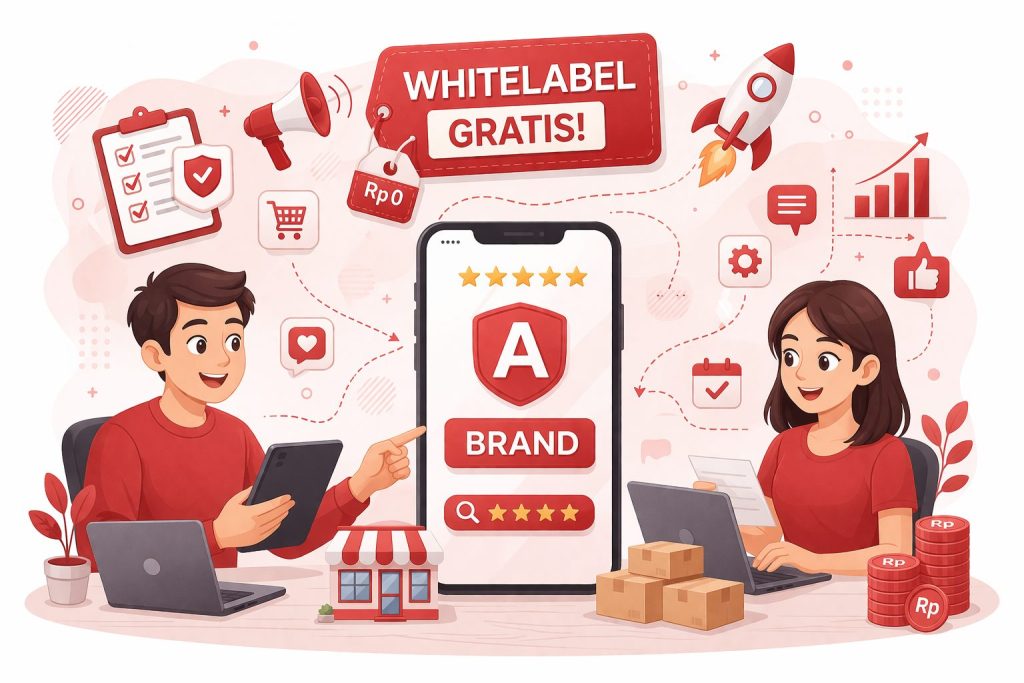 Cara Kerja Whitelabel Gratis dalam Mendukung Brand Sendiri