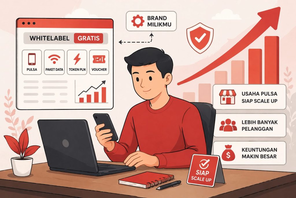 Cara Menyiapkan Usaha Pulsa agar Siap Scale Up dengan Whitelabel Gratis