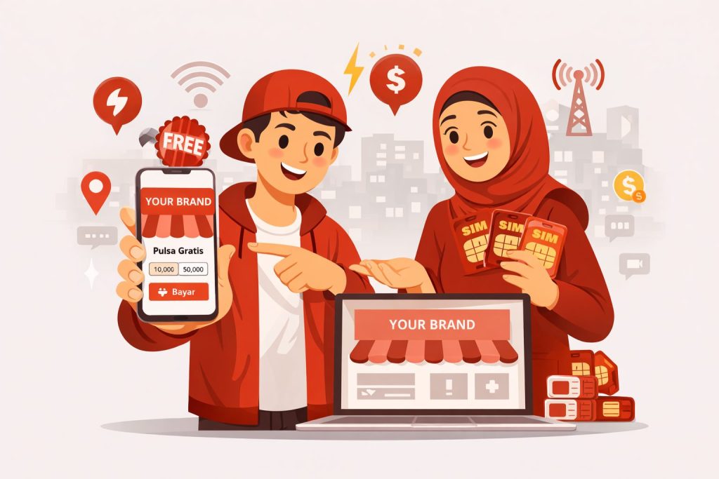 Whitelabel Gratis sebagai Solusi Branding untuk Usaha Pulsa