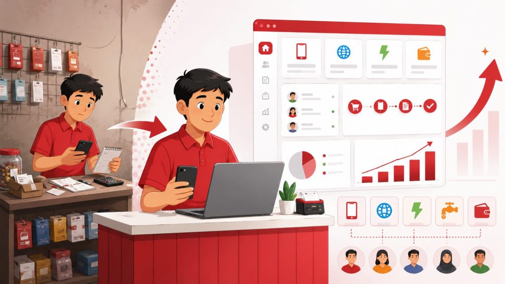Cara Membawa Usaha Pulsa dari Jualan Harian ke Bisnis yang Lebih Tertata