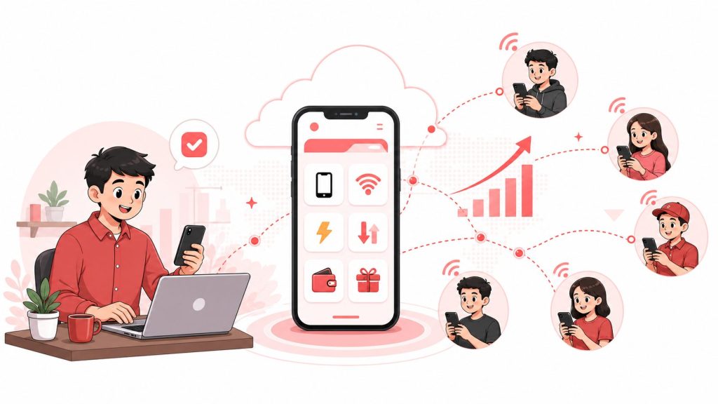 Cara Membuka Peluang Reseller lewat Aplikasi Pulsa Sendiri