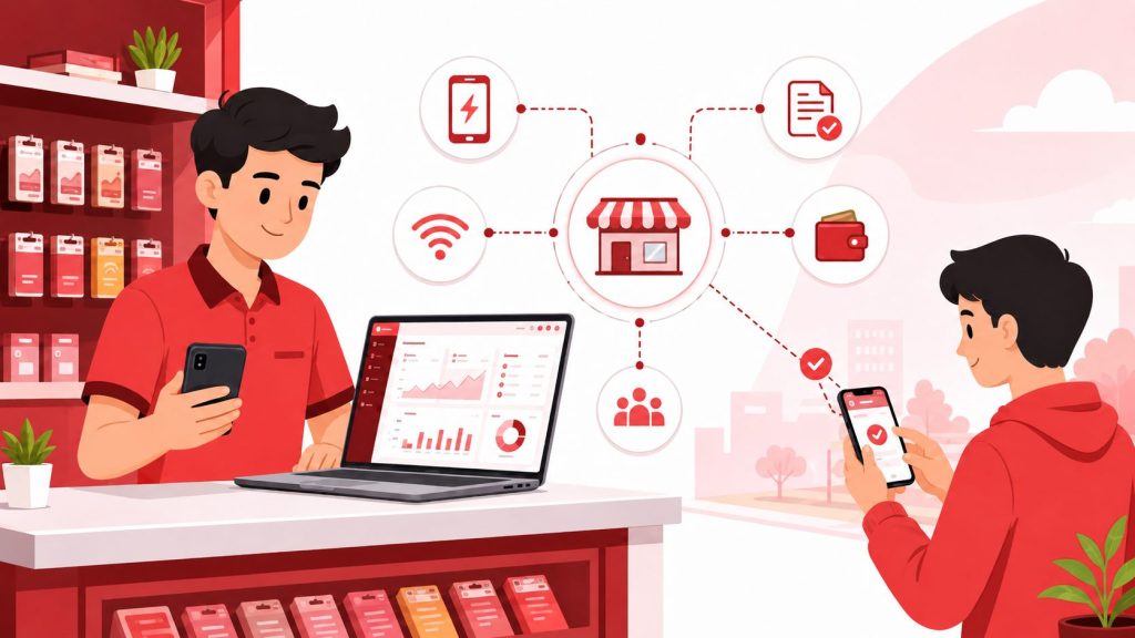 Kenapa Konter Pulsa Perlu Mulai Punya Sistem Transaksi Sendiri