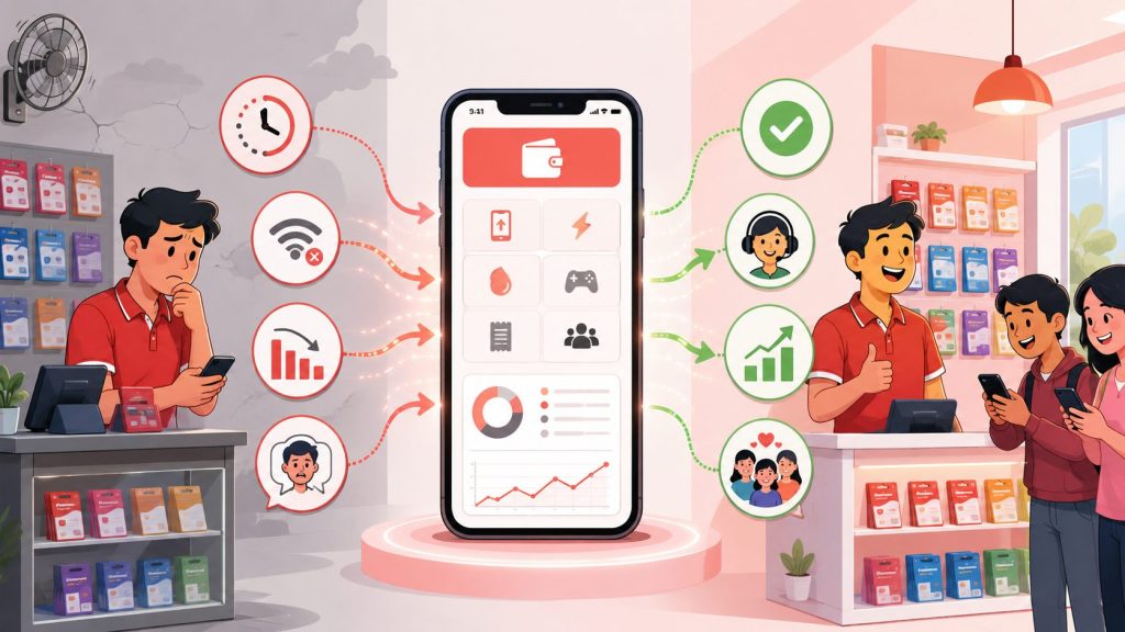 Masalah yang Sering Dialami Pemilik Konter Pulsa dan Cara Mengatasinya
