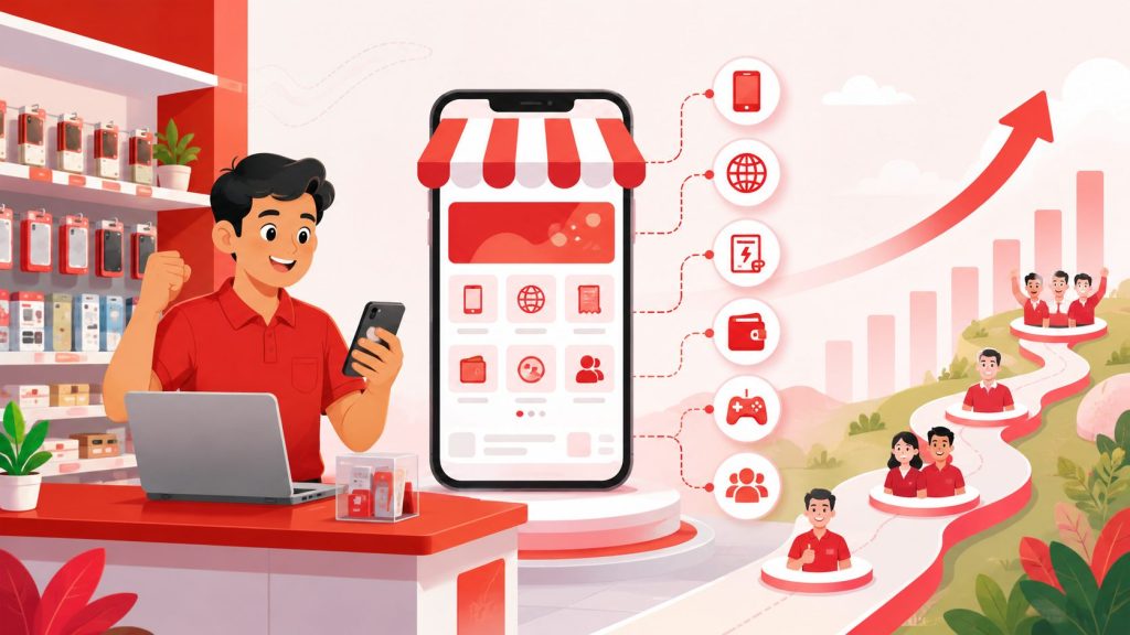 Whitelabel Gratis untuk Membantu Usaha Pulsa Punya Arah Pertumbuhan