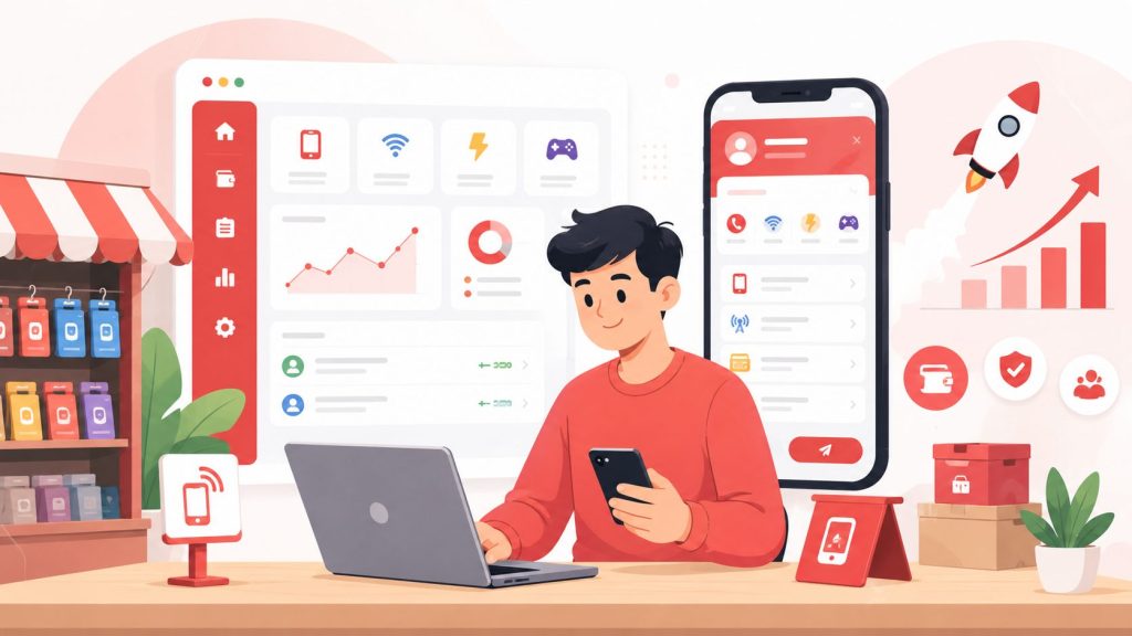 Whitelabel Gratis untuk Membuka Peluang Reseller Pulsa Sendiri