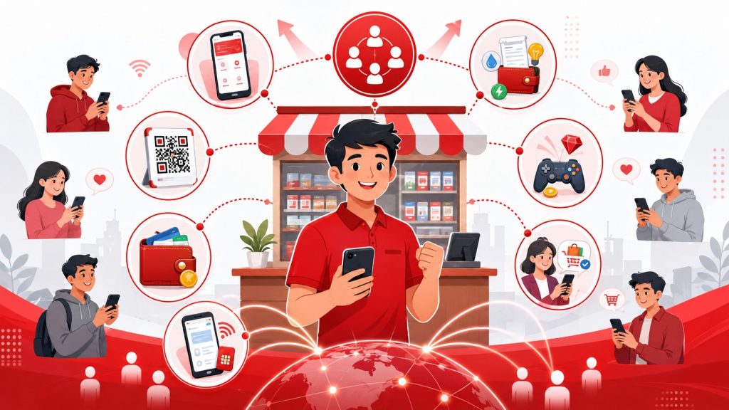Whitelabel Gratis untuk Menambah Jalur Transaksi Pelanggan Konter