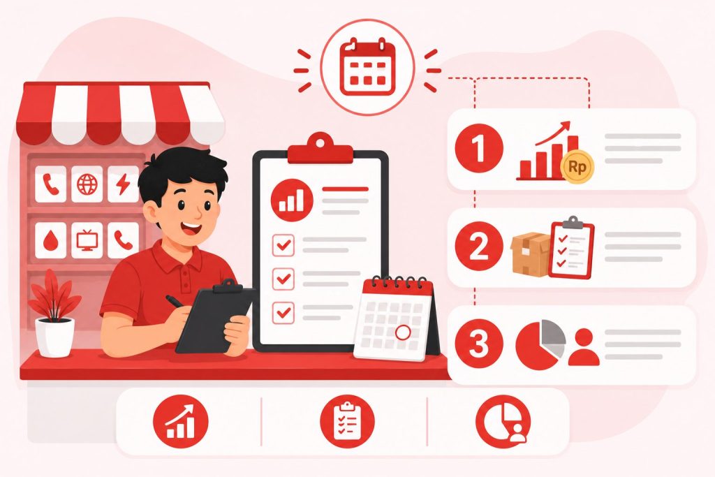 3 Cara Evaluasi Konter Pulsa Setiap Akhir Bulan