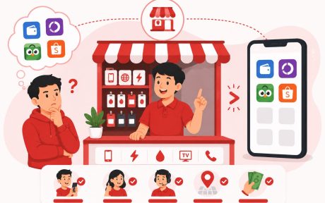 Kenapa Pelanggan Masih Butuh Konter Pulsa Meski Banyak Aplikasi Besar