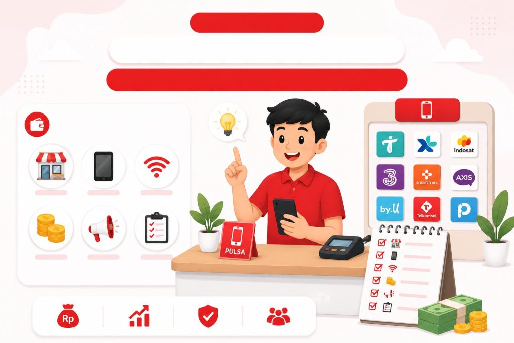 Modal yang Perlu Disiapkan untuk Membuka Konter Pulsa Kecil