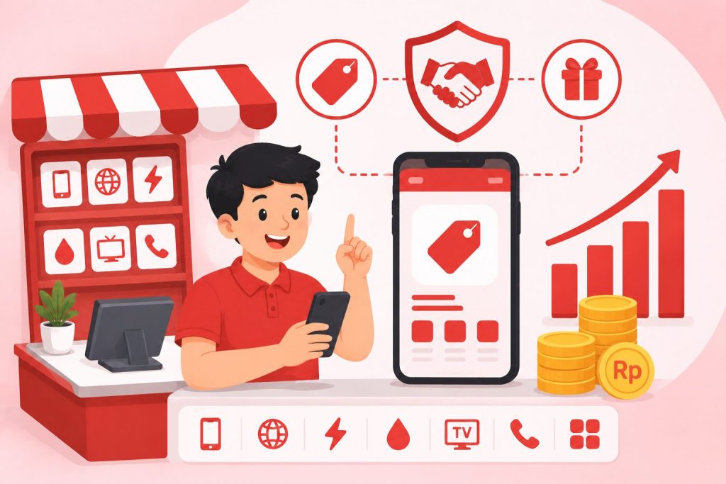 Whitelabel Gratis dan Peluang Bisnis PPOB untuk Konter Pulsa