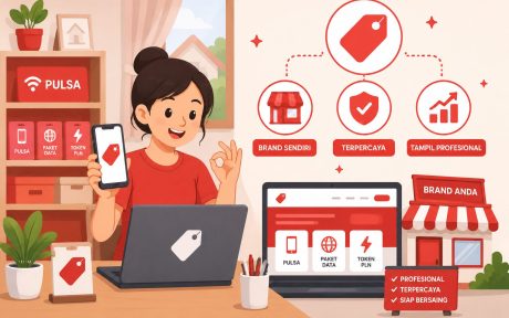 Whitelabel Gratis untuk Usaha Pulsa Rumahan yang Ingin Tampil Profesional