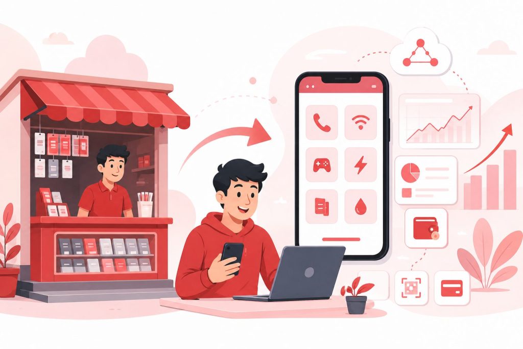 Cara Mengubah Konter Pulsa Menjadi Bisnis Digital