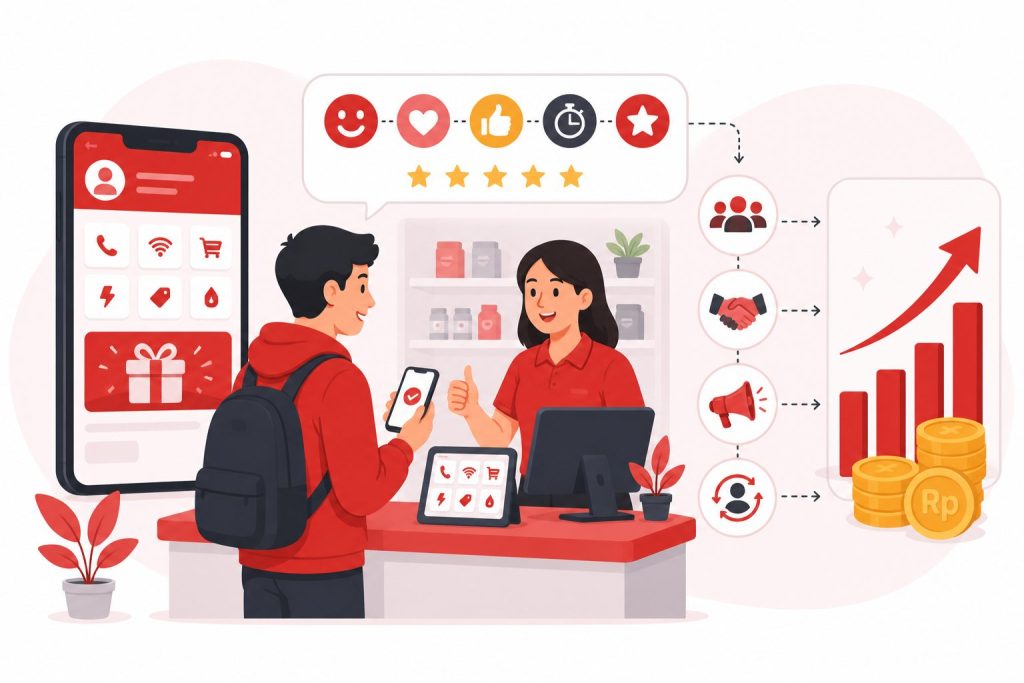 Mengapa Customer Experience Berpengaruh terhadap Omzet Konter Pulsa