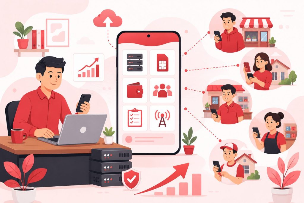 Aplikasi Server Pulsa Sendiri untuk Mengembangkan Jaringan Agen