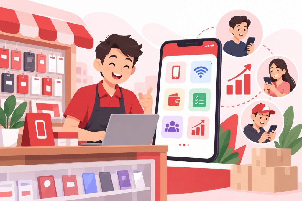 Apa Keuntungan Punya Aplikasi Pulsa Sendiri untuk Konter