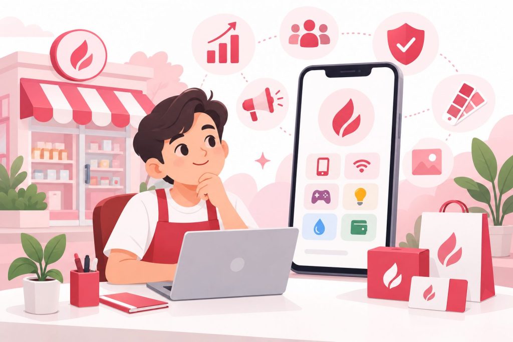 Apakah Aplikasi Pulsa Custom Logo Cukup untuk Membangun Identitas Bisnis